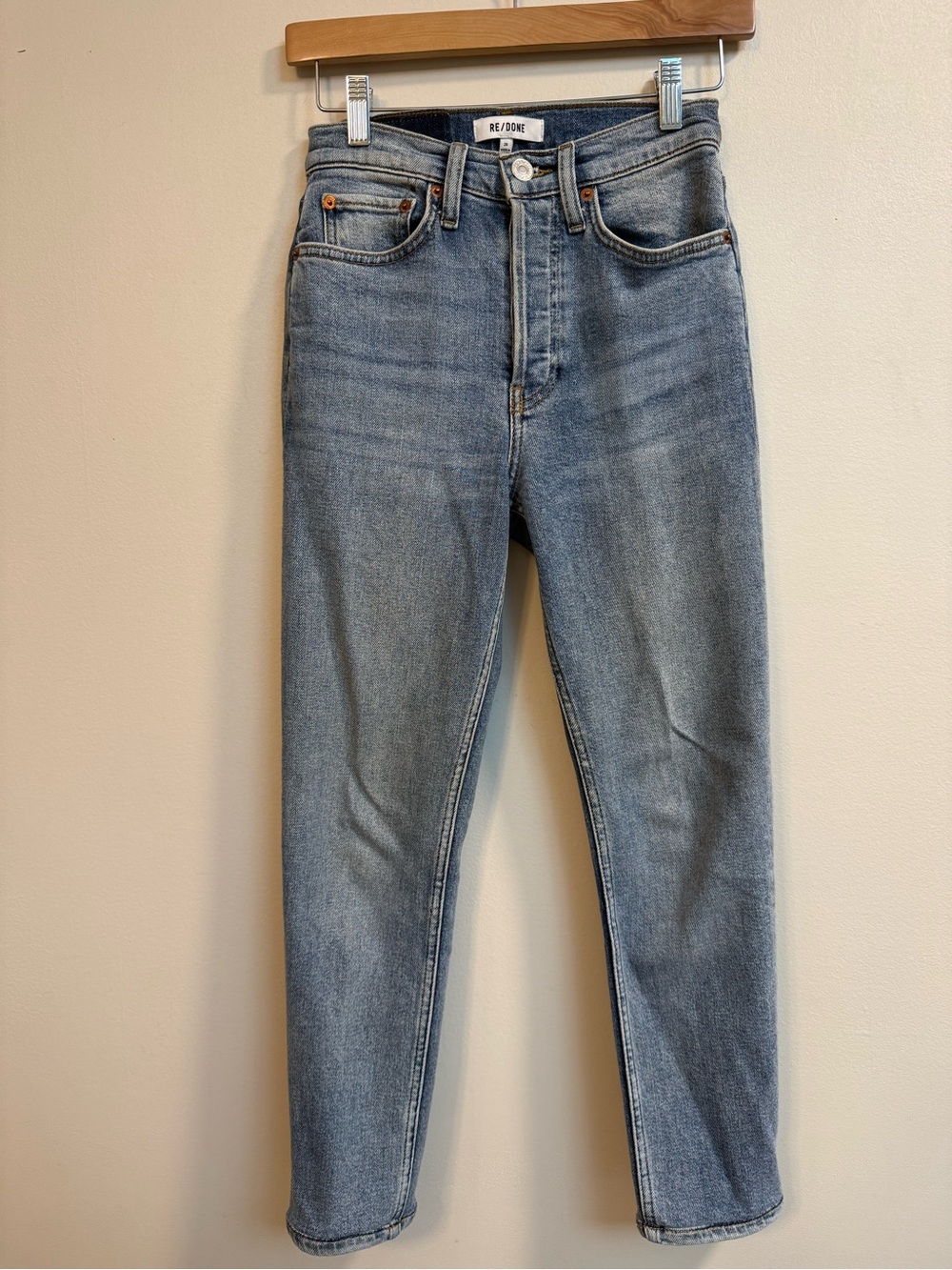 RE/DONE Comfort Stretch High-Rise Stove Pipe Jeans